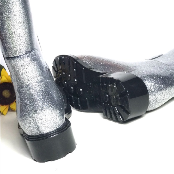 SALE NWT HTF Dolls Kill Melissa Glass Rain Boot - Picture 6 of 7